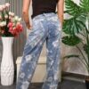 Jeans fantasia fiori