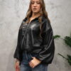 Bomber Oversize Ecopelle