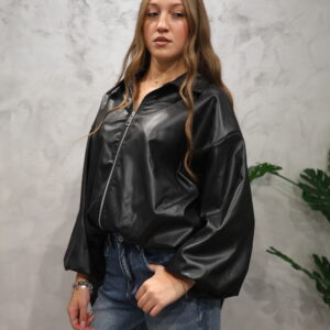 Bomber Oversize Ecopelle