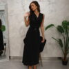 Abito Draped Belted