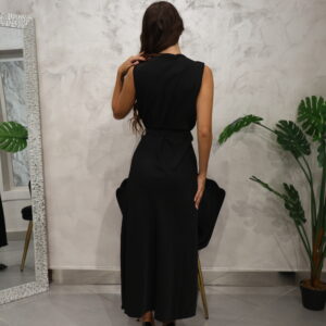 Abito Draped Belted